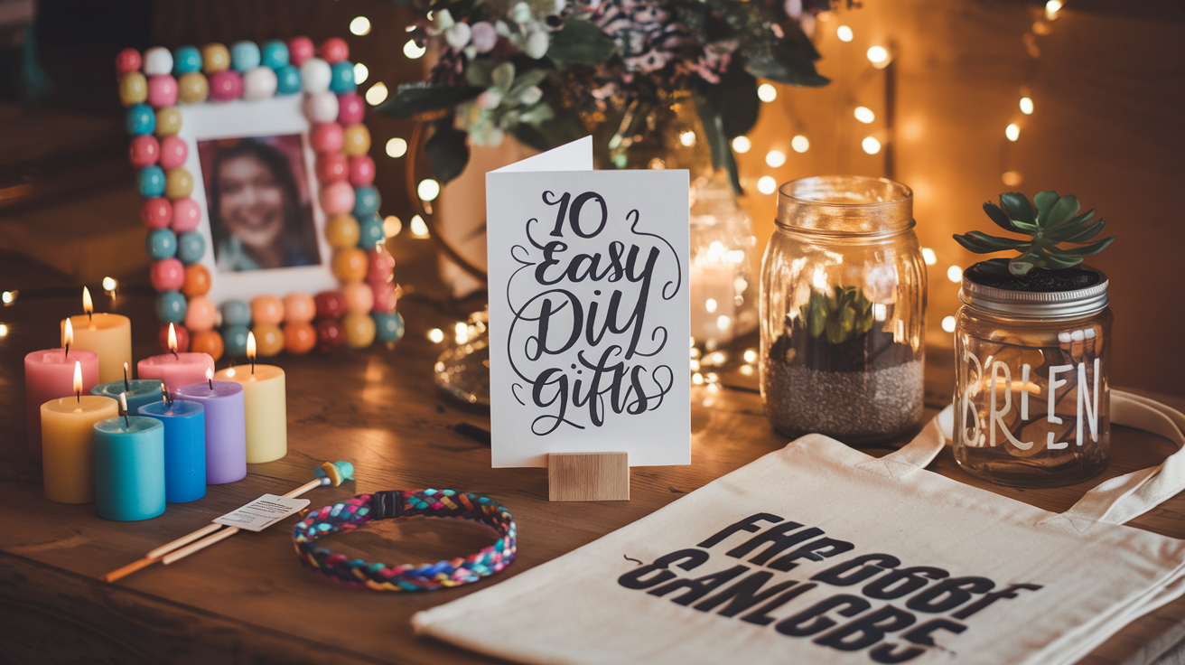 10 Easy DIY Birthday Gifts Your Friends Will Love