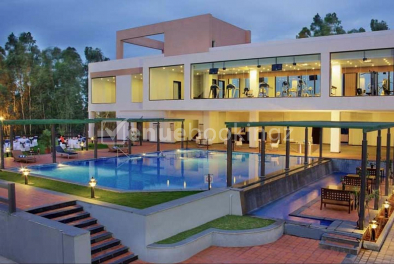 Poolside Venue in Fortune Select Trinity Whitefield Bangalore