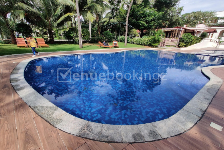 Poolside Venue in Green Meadows Resort Palavakkam Chennai