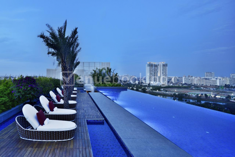 Poolside Venue in Courtyard by Marriot Hebbal Bangalore