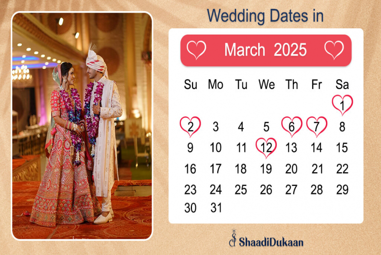 Auspicious Hindu Marriage Dates in March 2025