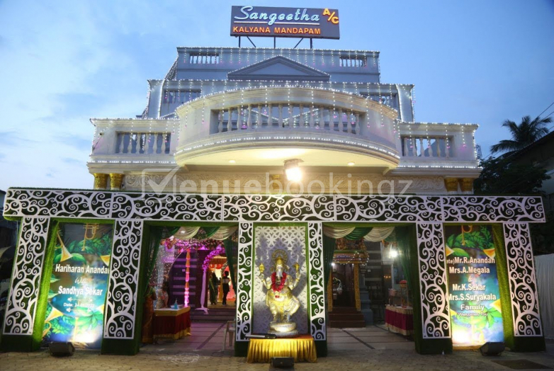 Wedding Venue in Sangeetha Kalyana Mandapam Porur Chennai